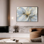 Floral 120 Canvas Art 60 x 40 cm / Black