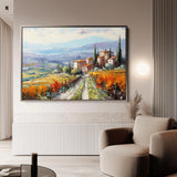 Landscape 120 Canvas Art 60 x 40 cm / Black