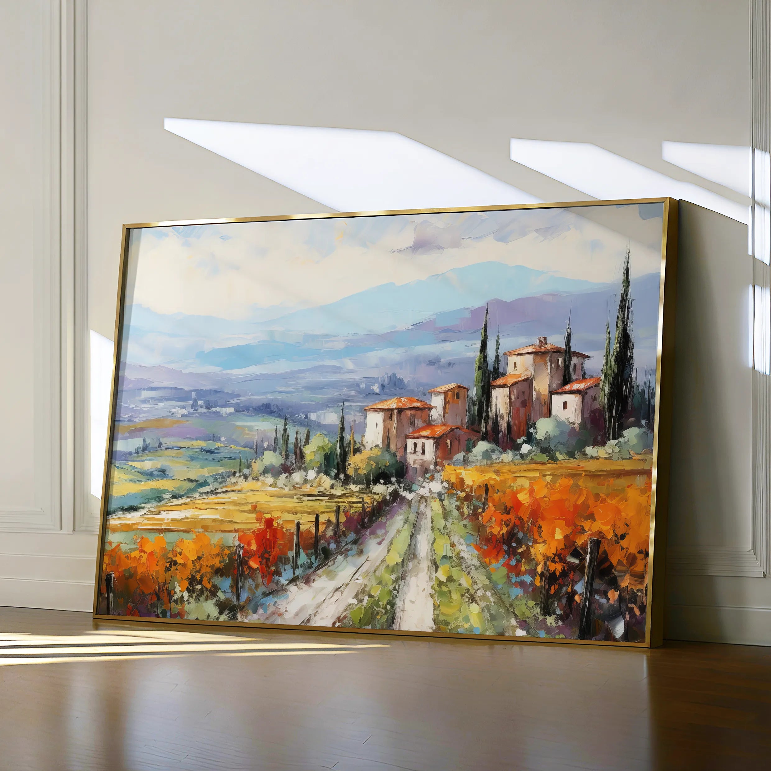 Landscape 120 Canvas Art 60 x 40 cm / Black