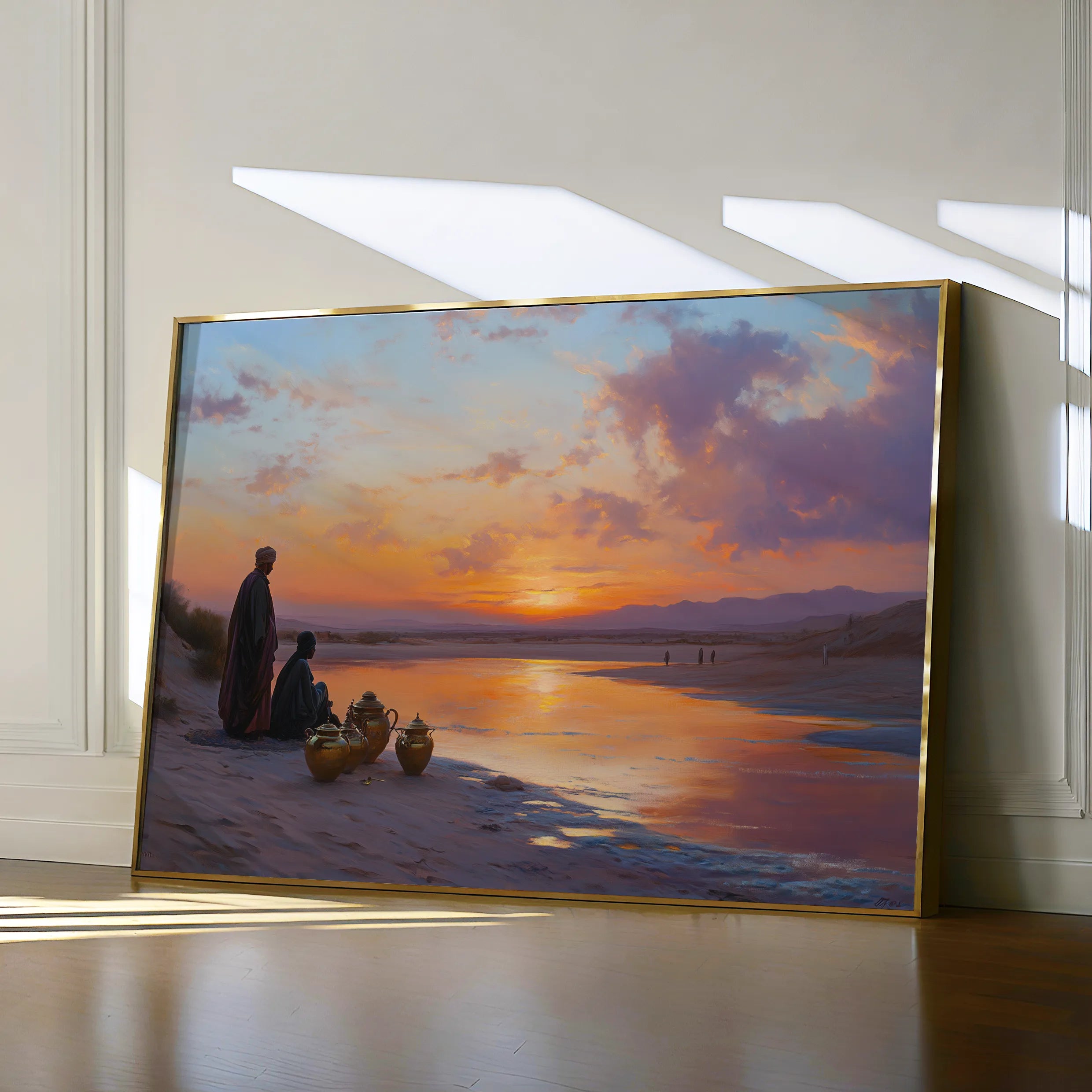 Orientalist 120 Canvas Art 60 x 40 cm / Black