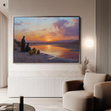 Orientalist 120 Canvas Art 60 x 40 cm / Black