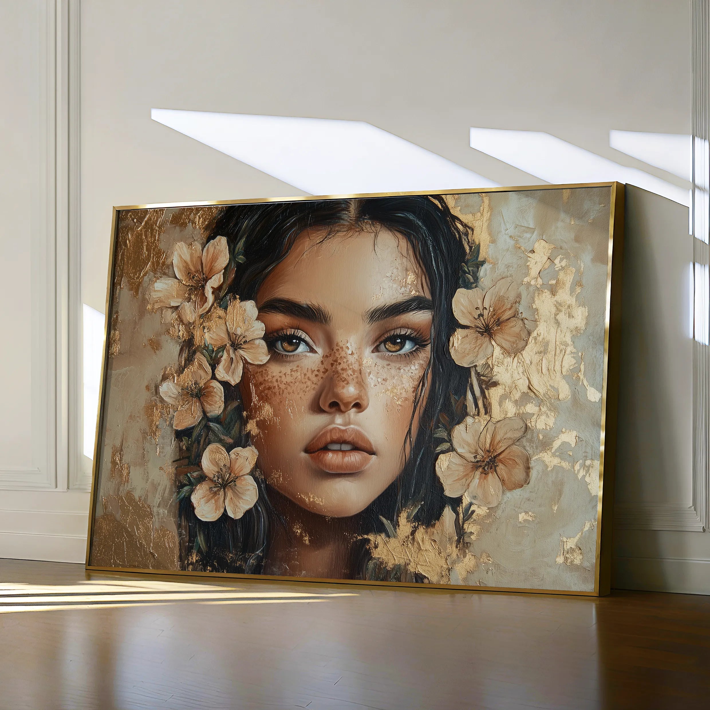 Portrait 120 Canvas Art 60 x 40 cm / Black