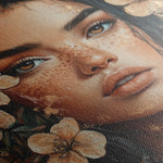Portrait 120 Canvas Art 60 x 40 cm / Black