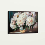 Floral 1200 Canvas Art 60 x 40 cm / Black