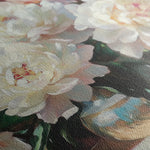 Floral 1200 Canvas Art 60 x 40 cm / Black