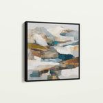 Abstract 1201 Canvas Art 60 x 60 cm / Black