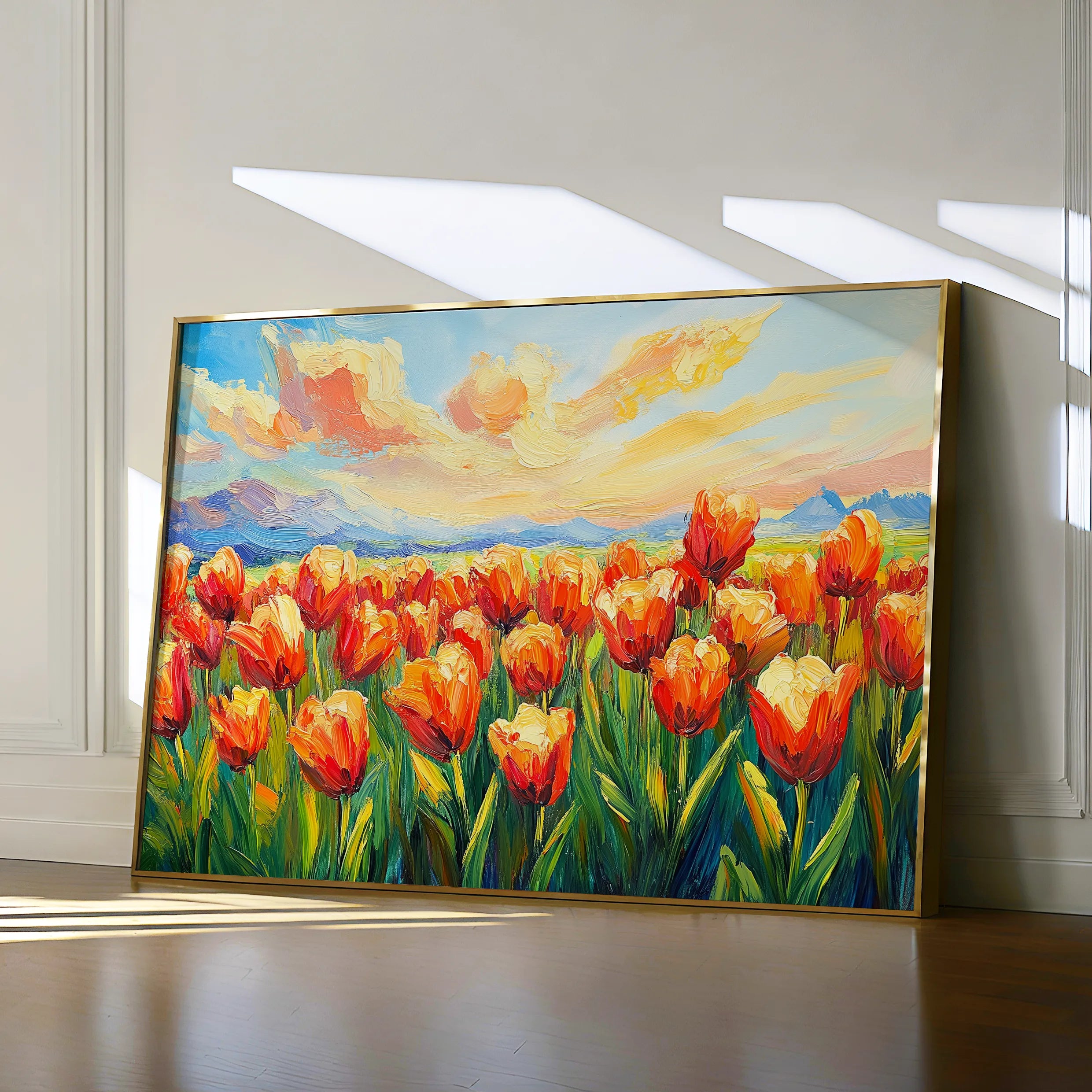 Floral 1201 Canvas Art 60 x 40 cm / Black