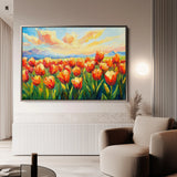 Floral 1201 Canvas Art 60 x 40 cm / Black