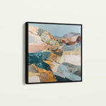 Abstract 1202 Canvas Art 60 x 60 cm / Black