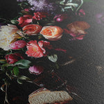 Floral 1202 Canvas Art 60 x 40 cm / Black