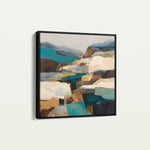 Abstract 1203 Canvas Art 60 x 60 cm / Black