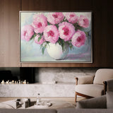 Floral 1203 Canvas Art 60 x 40 cm / Black