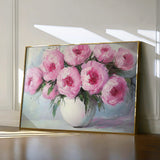 Floral 1203 Canvas Art 60 x 40 cm / Black