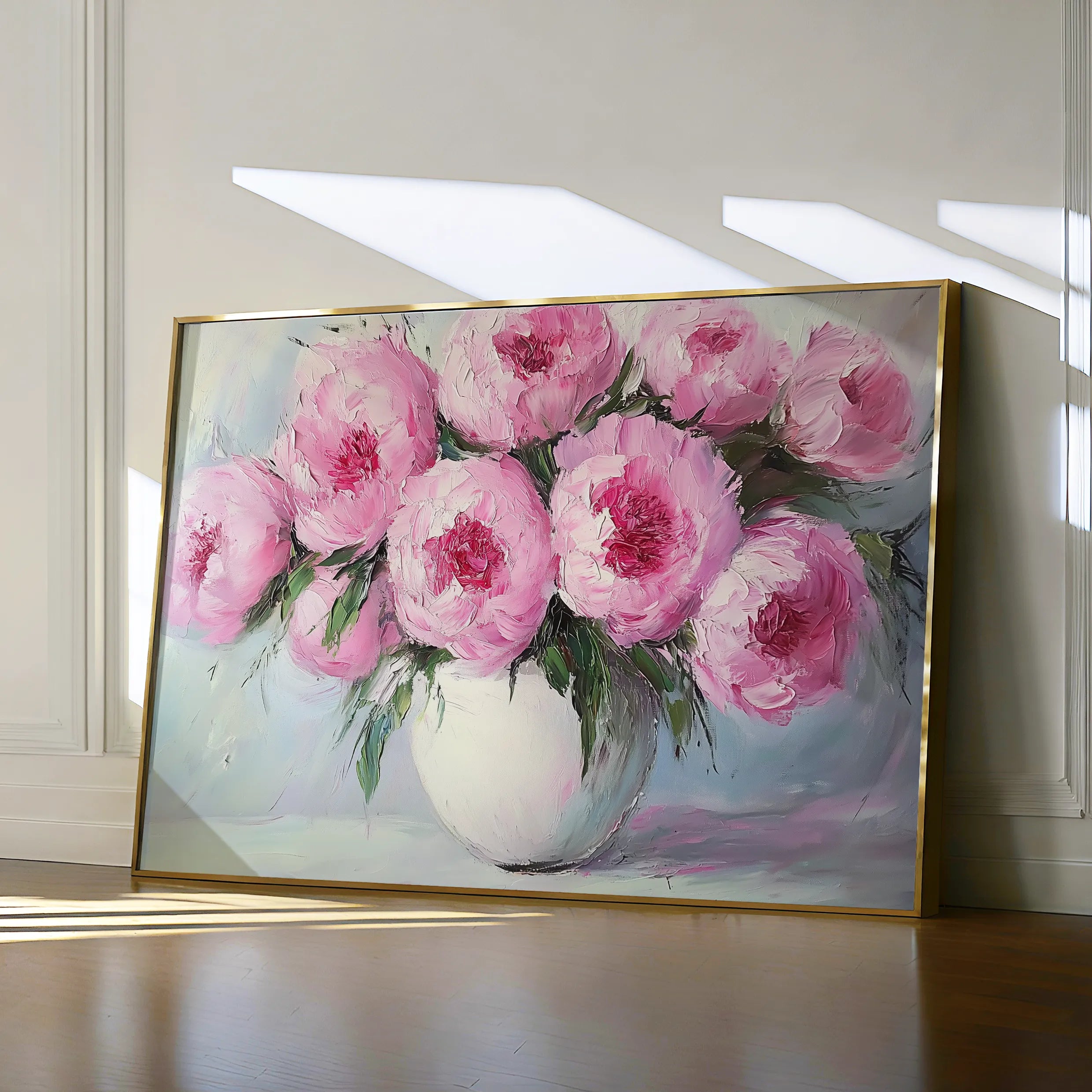Floral 1203 Canvas Art 60 x 40 cm / Black