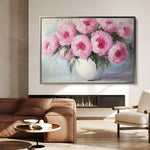 Floral 1203 Canvas Art 60 x 40 cm / Black