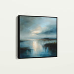 Abstract 1204 Canvas Art 60 x 60 cm / Black