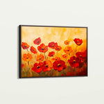 Floral 1204 Canvas Art 60 x 40 cm / Black