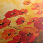 Floral 1204 Canvas Art 60 x 40 cm / Black