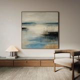 Abstract 1205 Canvas Art 60 x 60 cm / Black