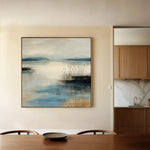 Abstract 1205 Canvas Art 60 x 60 cm / Black