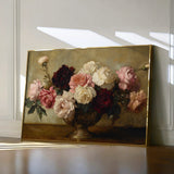 Floral 1206 Canvas Art 60 x 40 cm / Black