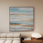 Abstract 1207 Canvas Art 60 x 60 cm / Black