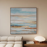 Abstract 1207 Canvas Art 60 x 60 cm / Black