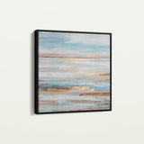Abstract 1207 Canvas Art 60 x 60 cm / Black