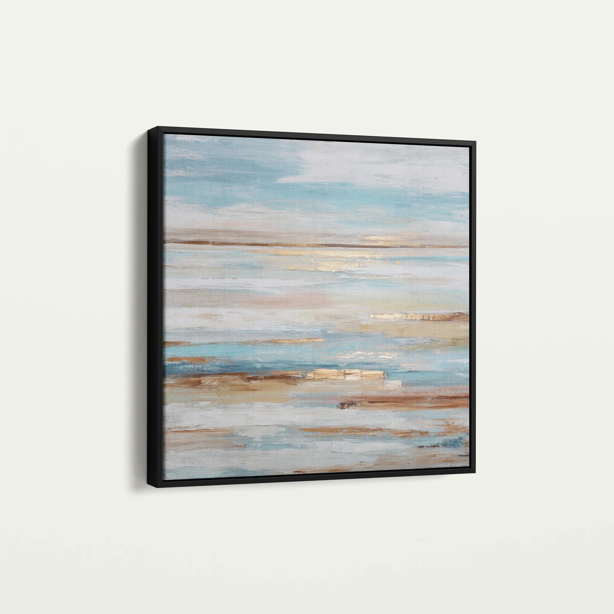 Abstract 1207 Canvas Art 60 x 60 cm / Black