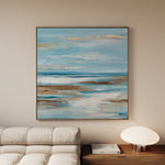 Abstract 1208 Canvas Art 60 x 60 cm / Black