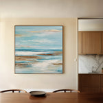 Abstract 1208 Canvas Art 60 x 60 cm / Black