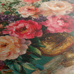 Floral 1208 Canvas Art 60 x 40 cm / Black