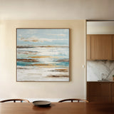 Abstract 1209 Canvas Art 60 x 60 cm / Black