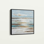 Abstract 1209 Canvas Art 60 x 60 cm / Black