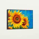 Floral 1209 Canvas Art 60 x 40 cm / Black
