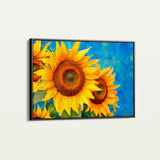 Floral 1209 Canvas Art 60 x 40 cm / Black