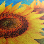 Floral 1209 Canvas Art 60 x 40 cm / Black