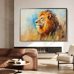 Animals 121 Canvas Art 60 x 40 cm / Black