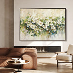 Floral 121 Canvas Art 60 x 40 cm / Black