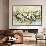 Floral 121 Canvas Art 60 x 40 cm / Black