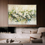 Floral 121 Canvas Art 60 x 40 cm / Black