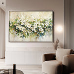 Floral 121 Canvas Art 60 x 40 cm / Black