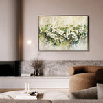 Floral 121 Canvas Art 60 x 40 cm / Black