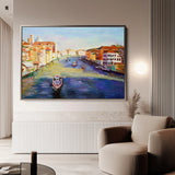 Landscape 121 Canvas Art 60 x 40 cm / Black