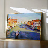Landscape 121 Canvas Art 60 x 40 cm / Black