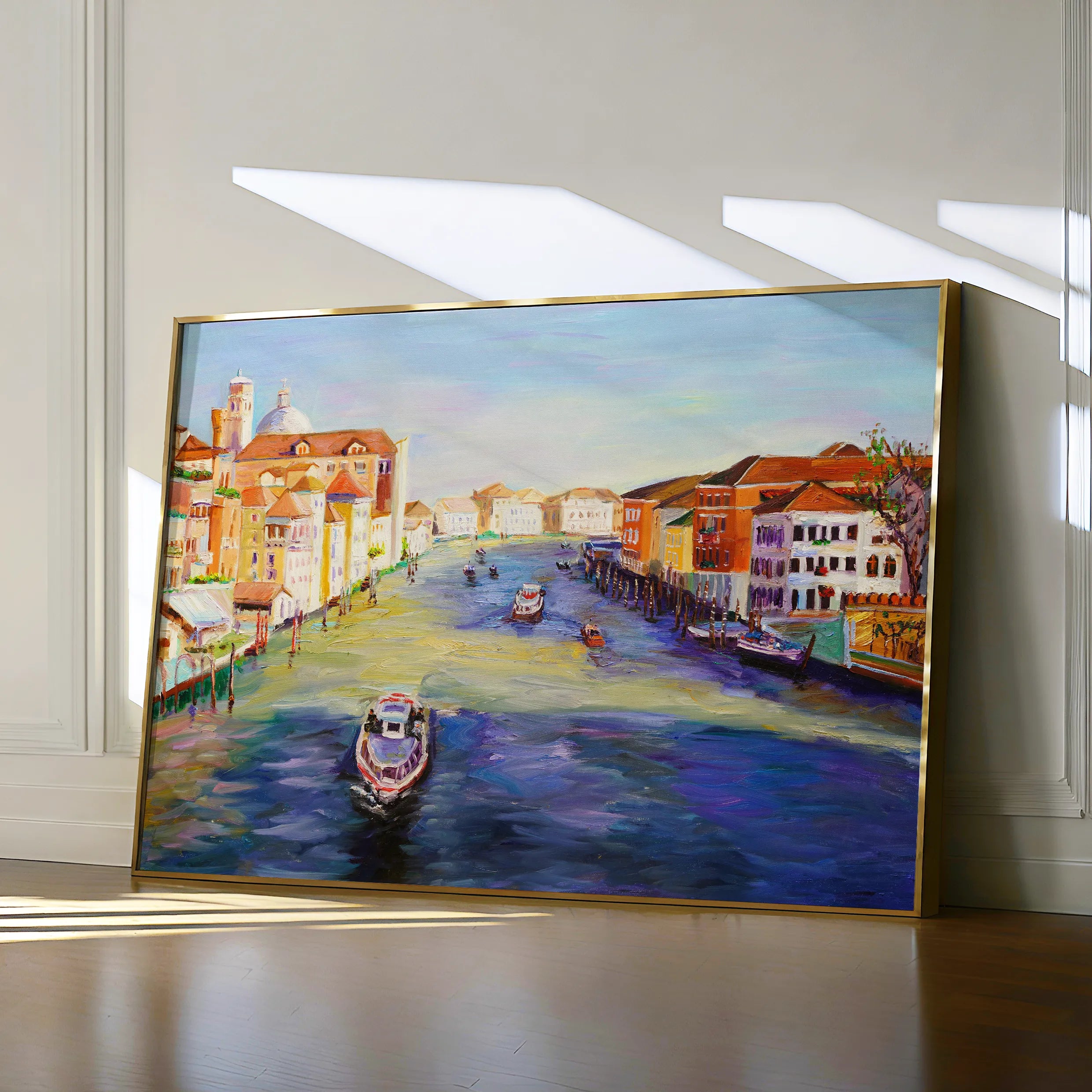 Landscape 121 Canvas Art 60 x 40 cm / Black