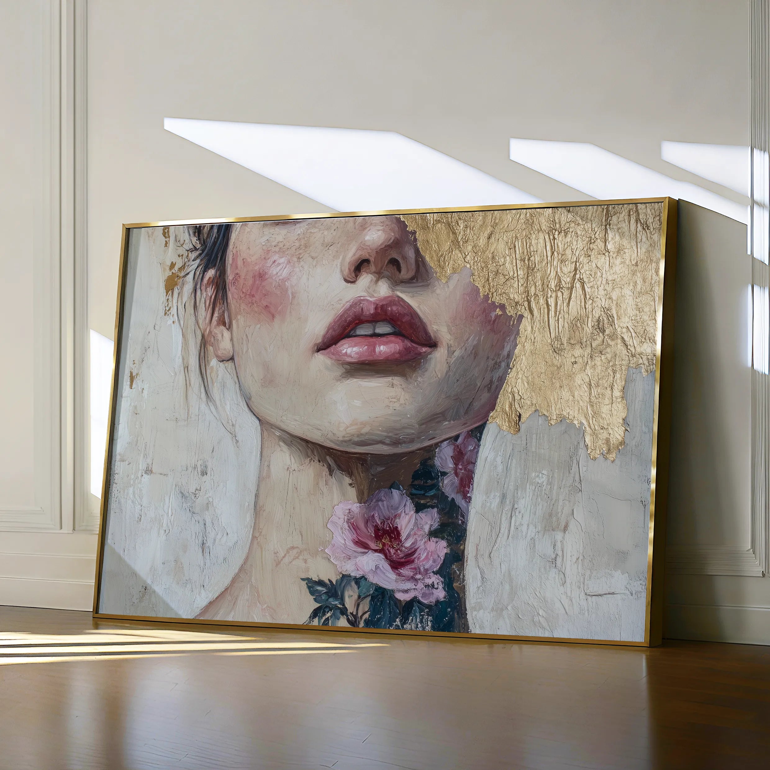 Portrait 121 Canvas Art 60 x 40 cm / Black