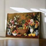 Floral 1210 Canvas Art 60 x 40 cm / Black