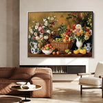 Floral 1210 Canvas Art 60 x 40 cm / Black