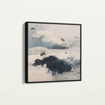 Abstract 1211 Canvas Art 60 x 60 cm / Black